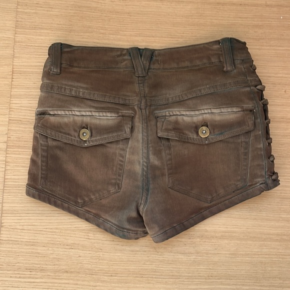 Free People Brown Booty Shorts - Picture 3 of 6